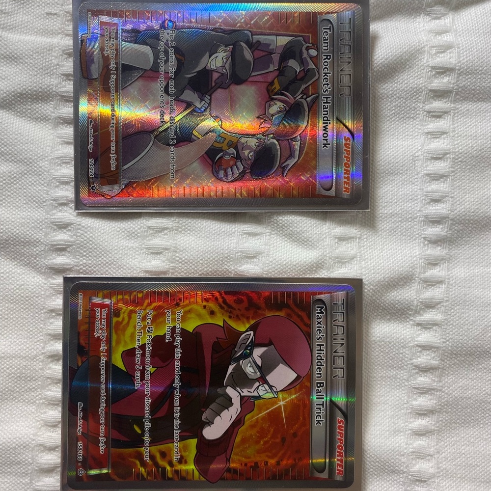 Pokemon Trainer Cards - Holo Foil